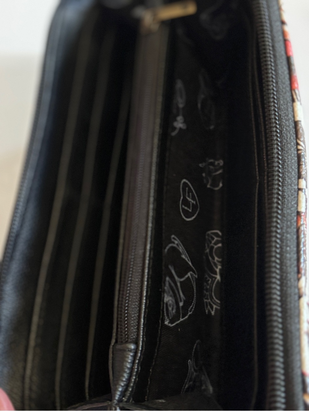 Rare Retired Loungefly x Iris Lys Tattoo Cat Flash Print Zip Around Wallet - Picture 5 of 8